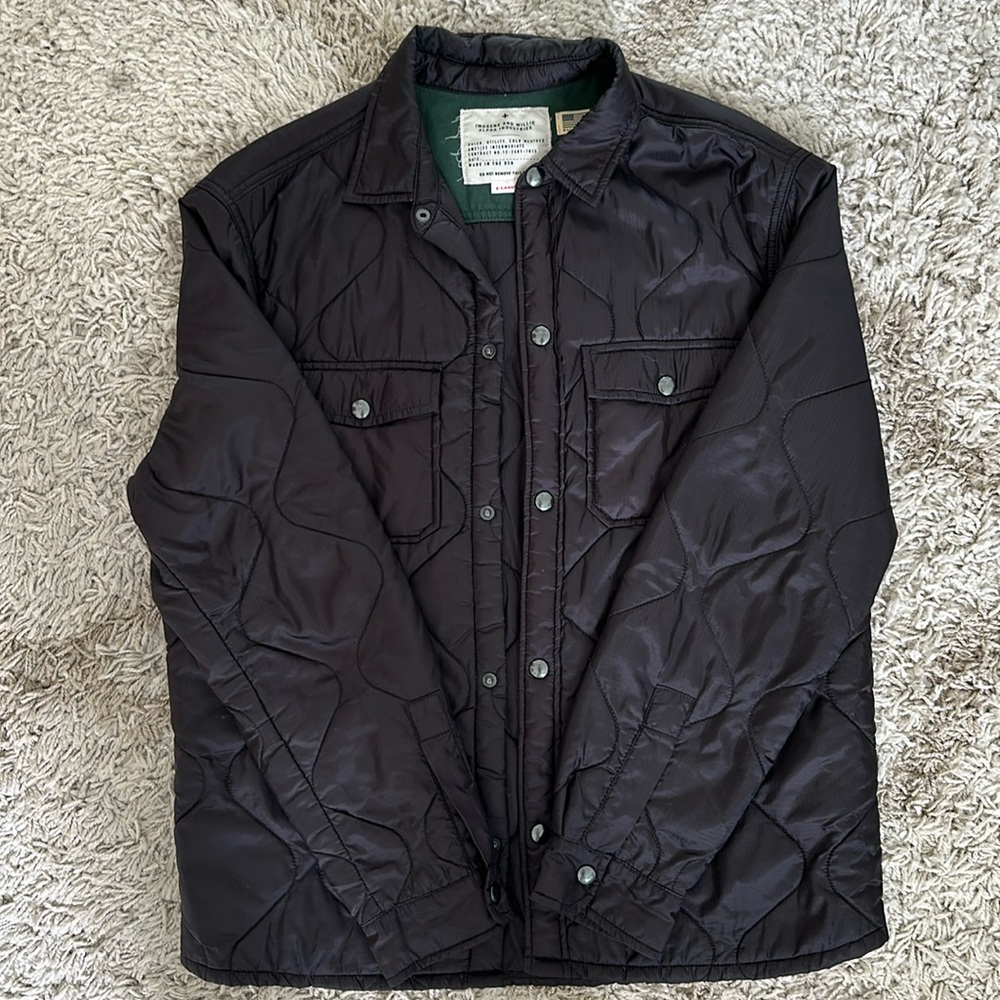 Imogene & Willie/Alpha Industries thermal fleece - XL - Made in USA - Rare!